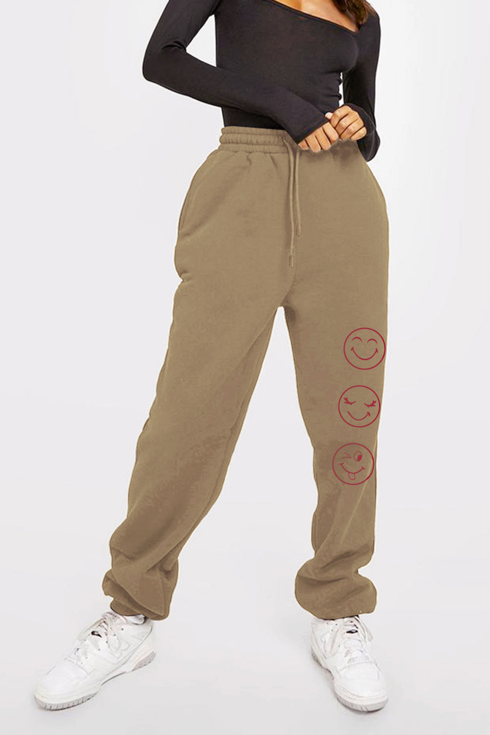 韓国商品/THREETIMES Cheeky sweatpants Shop High Quality Y2K Sweats - Custom Stacked Sweatpants