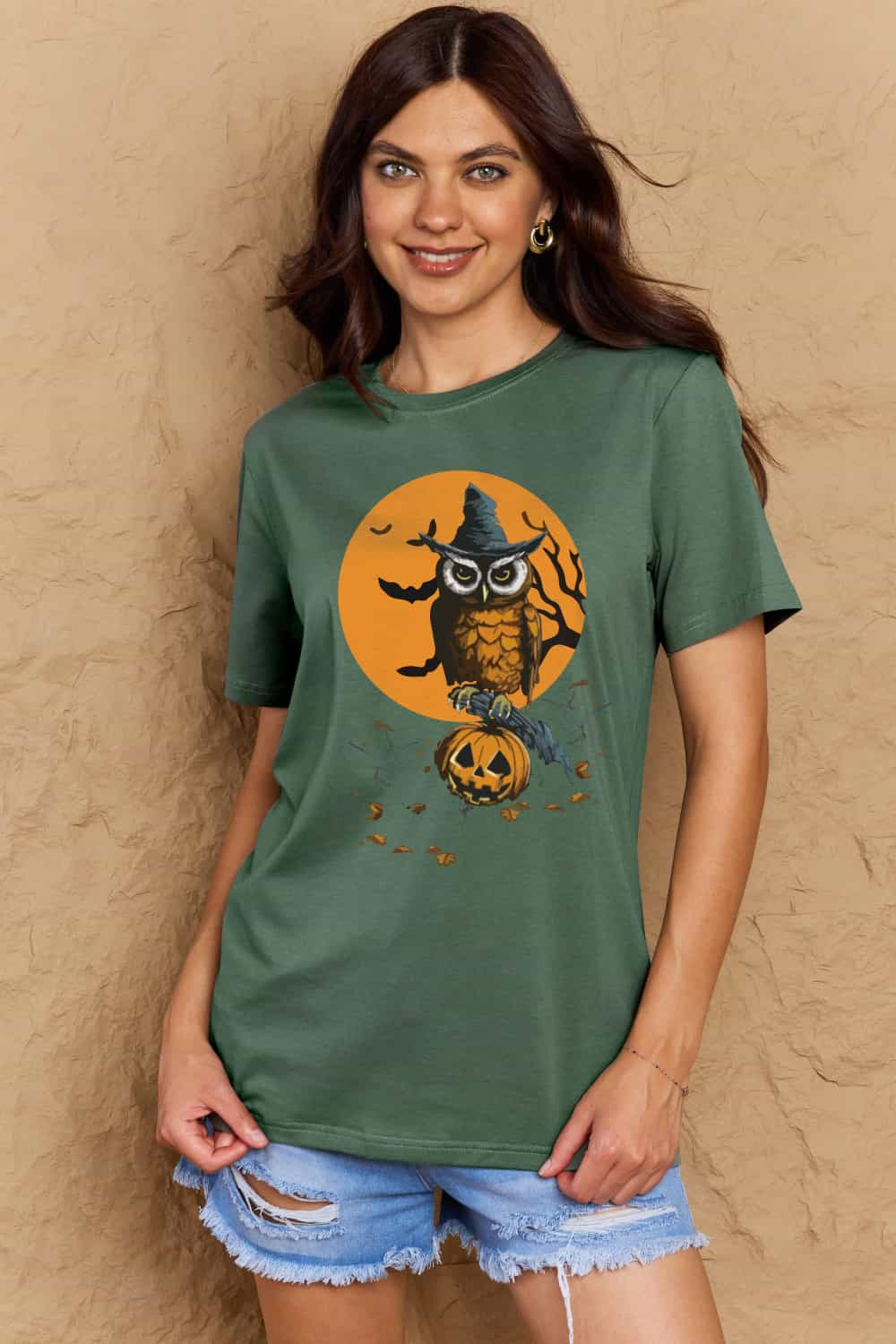 Simply Love Full Size Holloween Theme Graphic Cotton Tee