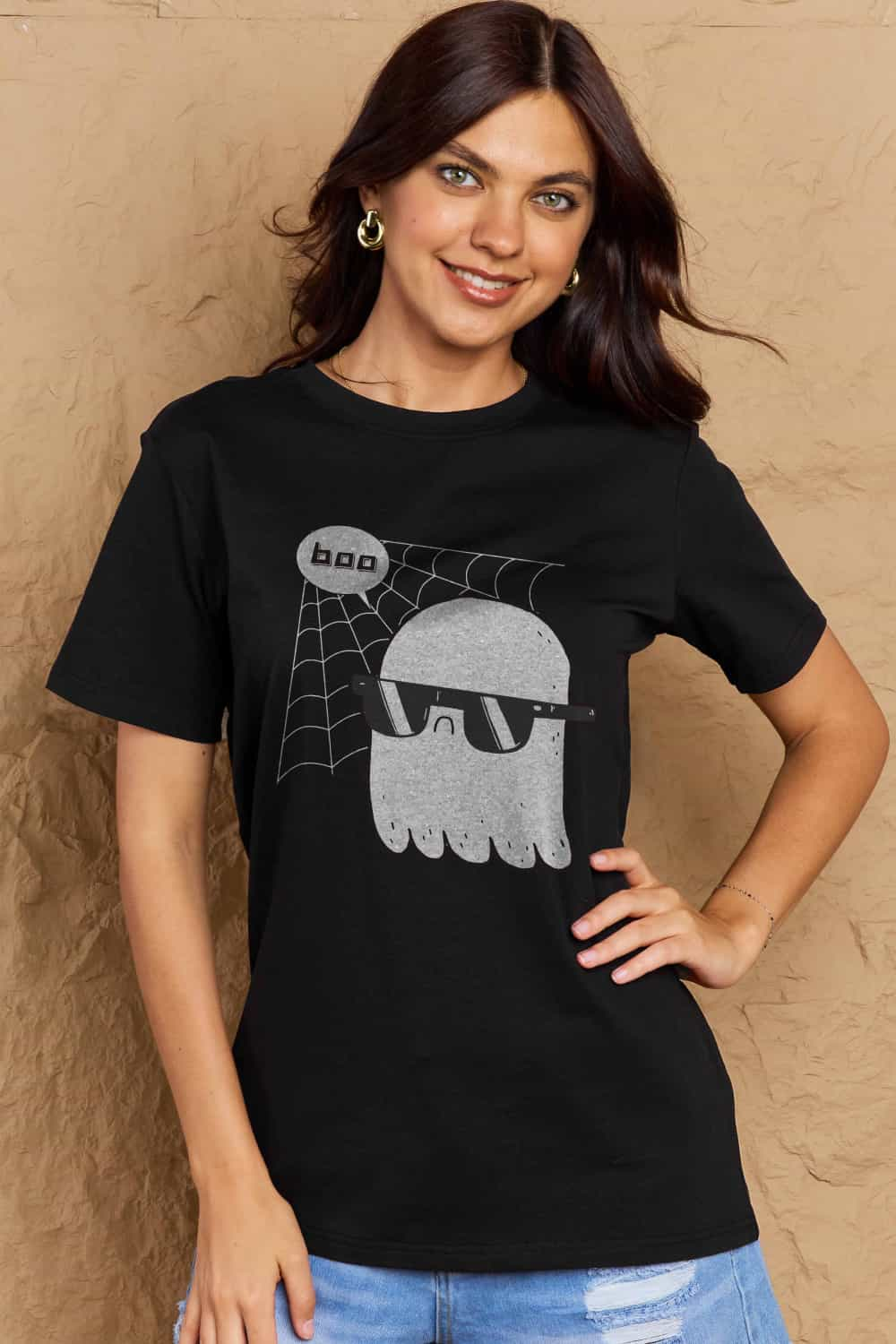 Simply Love Full Size BOO Graphic Cotton Tee