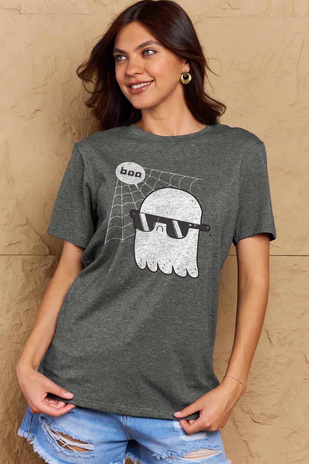 Simply Love Full Size BOO Graphic Cotton Tee