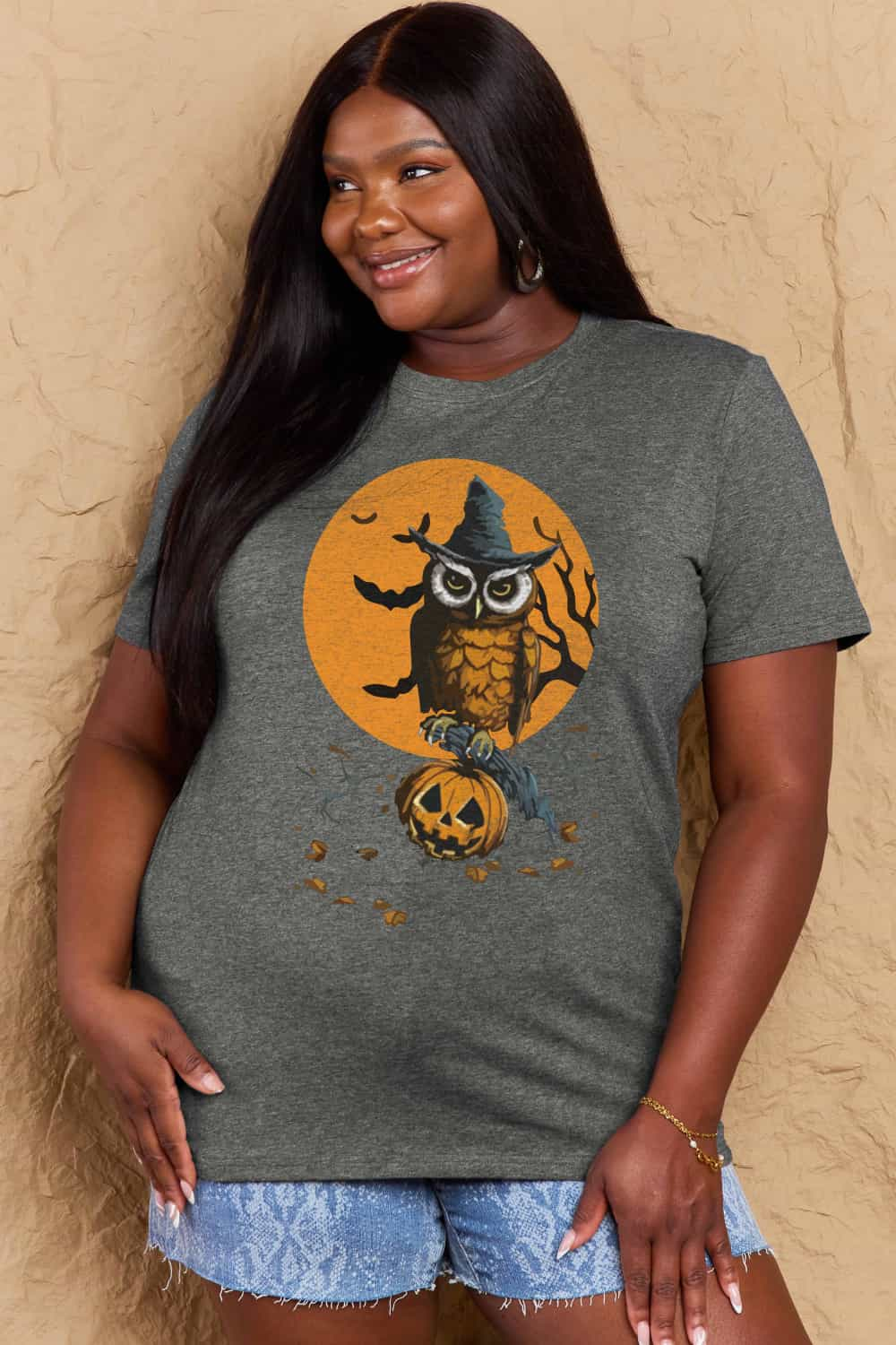 Simply Love Full Size Holloween Theme Graphic Cotton Tee