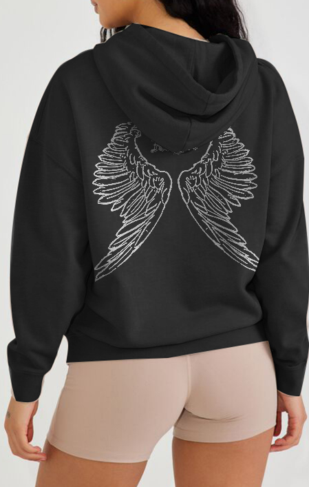 Simply Love Full Size Angle Graphic Hoodie